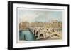 Telford's Bridge over the Clyde at Broomielaw, Glasgow, 1891-null-Framed Giclee Print