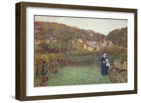 Telling the Bees-Charles Napier Hemy-Framed Giclee Print