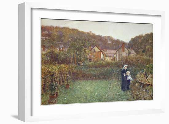 Telling the Bees-Charles Napier Hemy-Framed Giclee Print