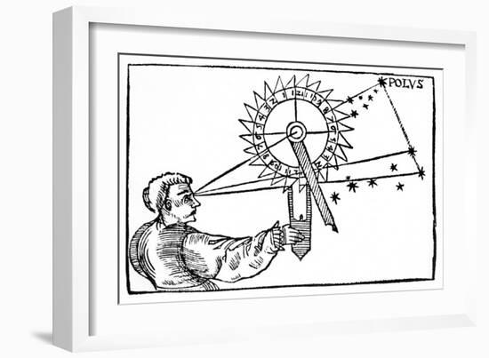 Telling Time at Night Using a Nocturnal, 1539-null-Framed Giclee Print