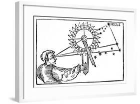 Telling Time at Night Using a Nocturnal, 1539-null-Framed Giclee Print