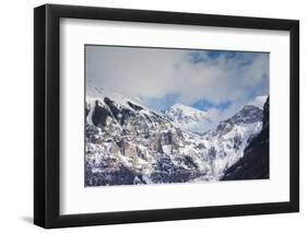 Telluride, Ajax Peak, Mountains, Colorado, USA-Walter Bibikow-Framed Photographic Print