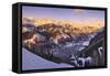 Telluride at Sunset-Jon Hicks-Framed Stretched Canvas