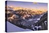 Telluride at Sunset-Jon Hicks-Stretched Canvas