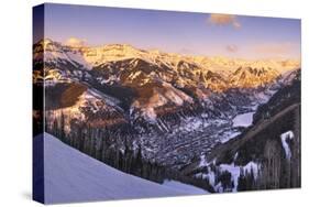 Telluride at Sunset-Jon Hicks-Stretched Canvas