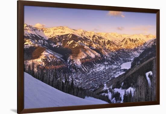 Telluride at Sunset-Jon Hicks-Framed Photographic Print