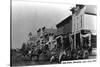 Telluride, Colorado - View of a Pack Train-Lantern Press-Stretched Canvas