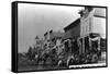 Telluride, Colorado - View of a Pack Train-Lantern Press-Framed Stretched Canvas