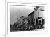 Telluride, Colorado - View of a Pack Train-Lantern Press-Framed Premium Giclee Print