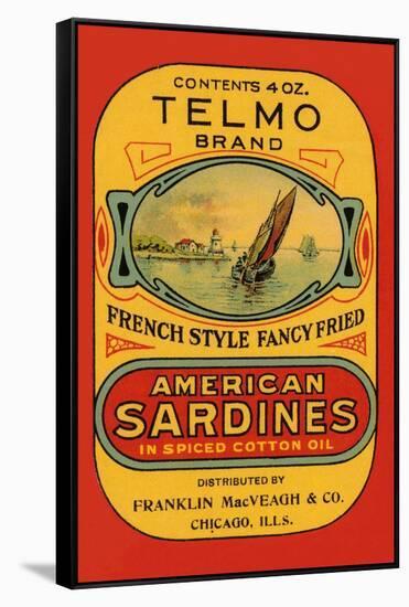 Telmo Brand American Sardines-null-Framed Stretched Canvas