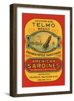 Telmo Brand American Sardines-null-Framed Art Print