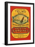 Telmo Brand American Sardines-null-Framed Art Print