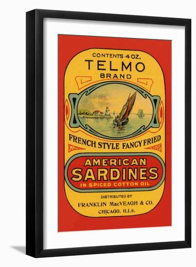 Telmo Brand American Sardines-null-Framed Art Print