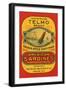 Telmo Brand American Sardines-null-Framed Art Print