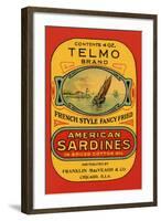 Telmo Brand American Sardines-null-Framed Art Print