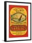 Telmo Brand American Sardines-null-Framed Art Print