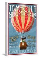 Temecula, California - Balloon Tours-Lantern Press-Framed Art Print