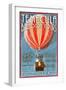 Temecula, California - Balloon Tours-Lantern Press-Framed Art Print