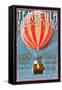 Temecula, California - Balloon Tours-Lantern Press-Framed Stretched Canvas