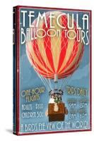 Temecula, California - Balloon Tours-Lantern Press-Stretched Canvas