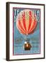 Temecula, California - Balloon Tours-Lantern Press-Framed Art Print