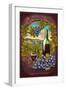 Temecula, California - Merlot Wine Scene-Lantern Press-Framed Art Print