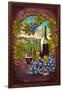 Temecula, California - Merlot Wine Scene-Lantern Press-Framed Art Print