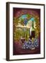 Temecula, California - Merlot Wine Scene-Lantern Press-Framed Art Print