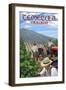 Temecula, California - Wine Grape Harvest-Lantern Press-Framed Art Print