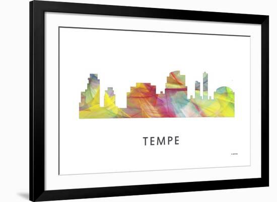 Tempe Arizona Skyline-Marlene Watson-Framed Giclee Print