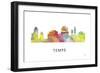 Tempe Arizona Skyline-Marlene Watson-Framed Giclee Print