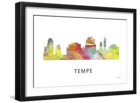 Tempe Arizona Skyline-Marlene Watson-Framed Giclee Print