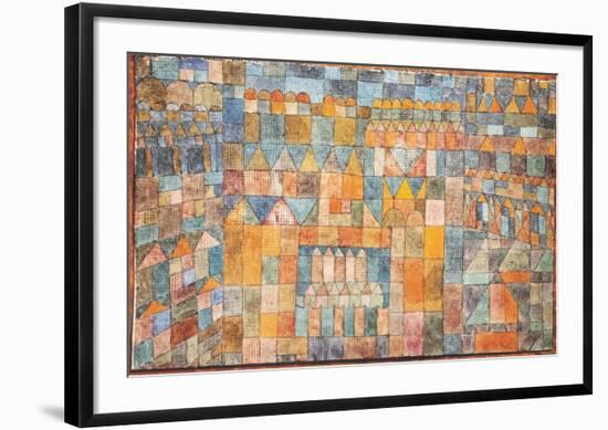 Tempelviertel von Pert, c.1928-Paul Klee-Framed Art Print