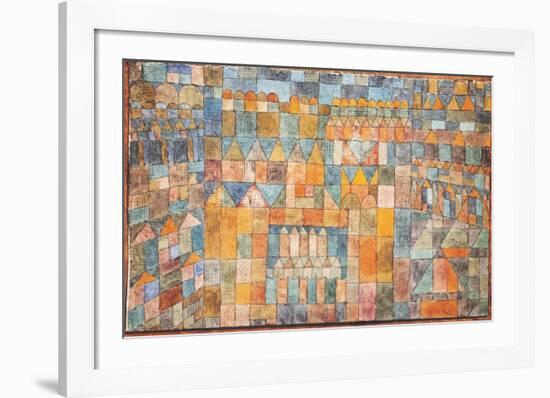 Tempelviertel von Pert, c.1928-Paul Klee-Framed Art Print