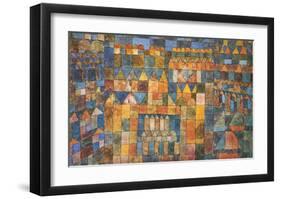 Tempelviertel von Pert, c.1928-Paul Klee-Framed Art Print