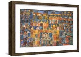 Tempelviertel von Pert, c.1928-Paul Klee-Framed Art Print