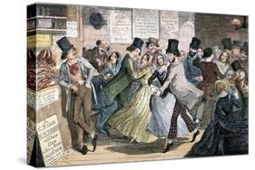 Temperance Movement, 1848-George Cruikshank-Stretched Canvas