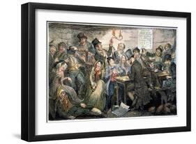 Temperance Movement, 1848-George Cruikshank-Framed Giclee Print