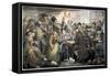 Temperance Movement, 1848-George Cruikshank-Framed Stretched Canvas