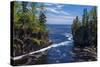 Temperance River, Lake Superior-Steven Gaertner-Stretched Canvas