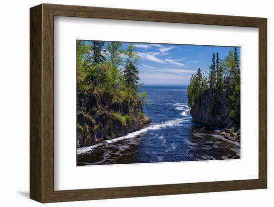 Temperance River, Lake Superior-Steven Gaertner-Framed Photographic Print