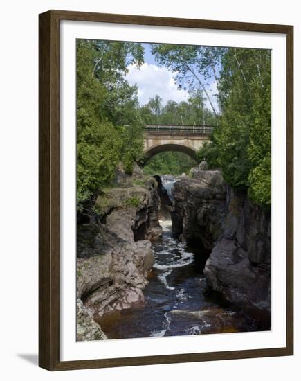 Temperance River State Park, Schroeder, Minnesota, USA-Peter Hawkins-Framed Premium Photographic Print