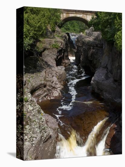 Temperance River State Park, Schroeder, Minnesota, USA-Peter Hawkins-Stretched Canvas