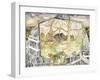 Temperate House - Kew under Evening Sky-Michael Chase-Framed Giclee Print