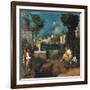 Tempest, detail-Giorgione-Framed Art Print