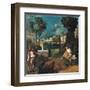 Tempest, detail-Giorgione-Framed Art Print