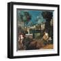 Tempest, detail-Giorgione-Framed Art Print