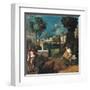 Tempest, detail-Giorgione-Framed Art Print