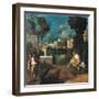 Tempest, detail-Giorgione-Framed Art Print