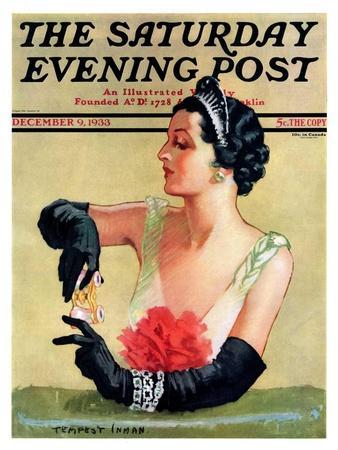 "At the Opera," Saturday Evening Post Cover, December 9, 1933